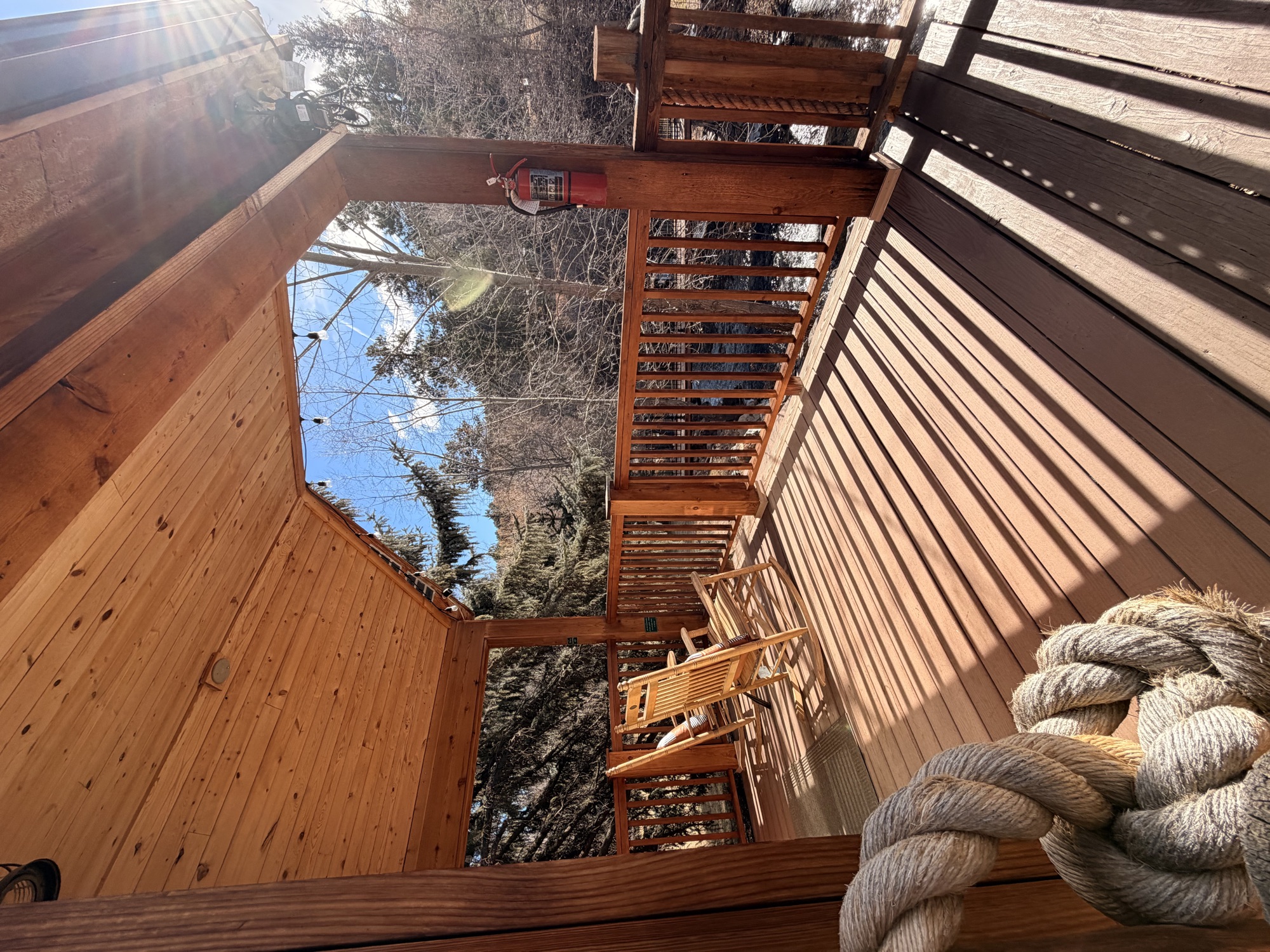 Fish Camp private deck