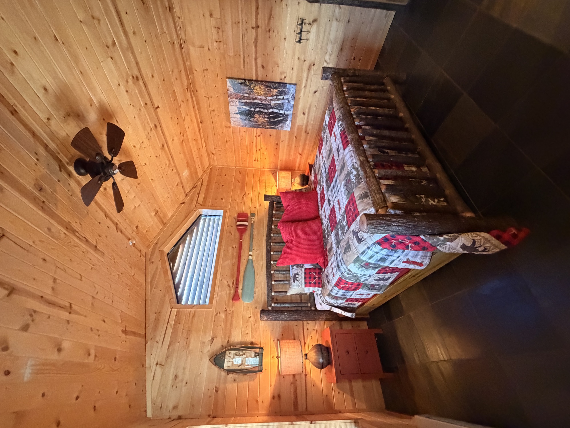 Fish Camp cozy bedroom