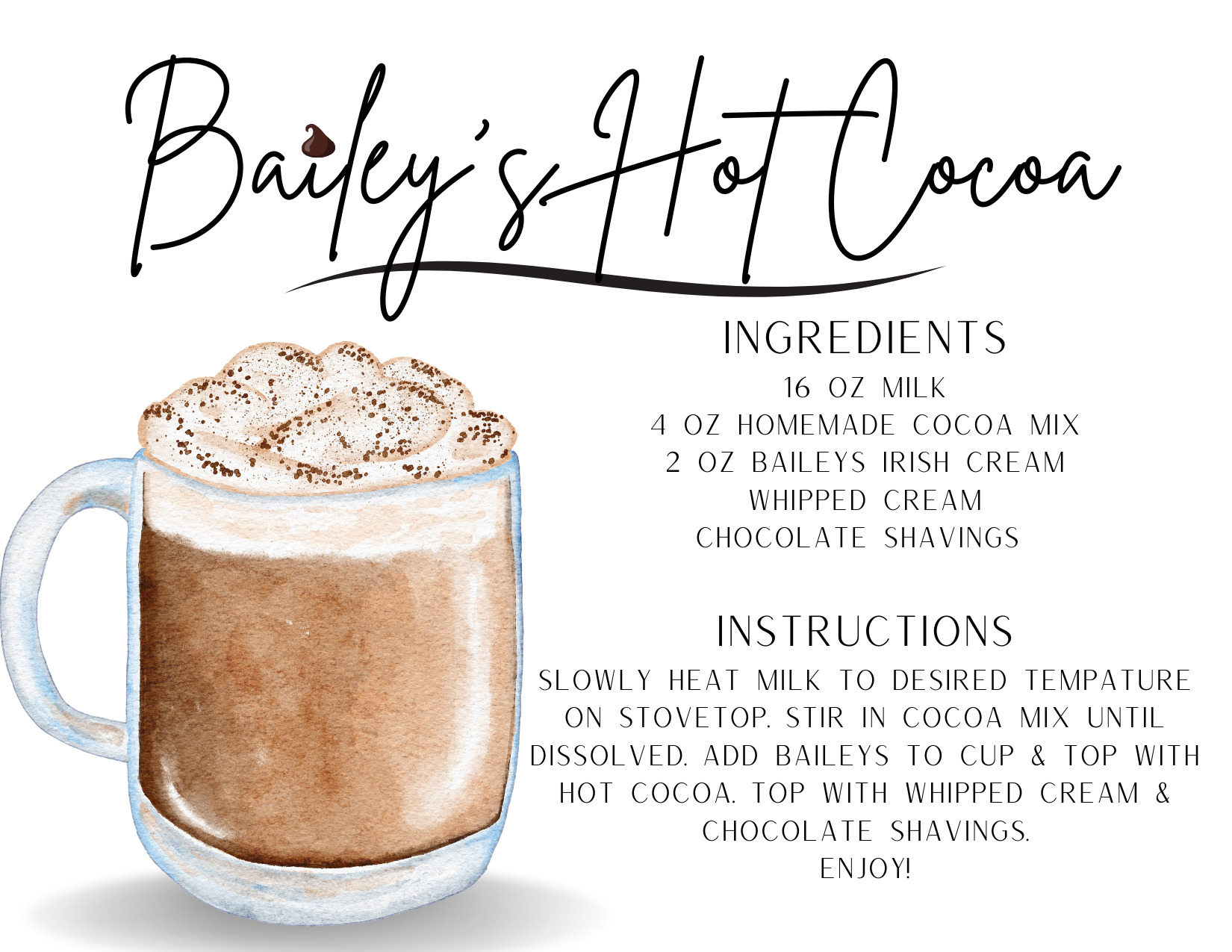 Bailey's Hot Cocoa