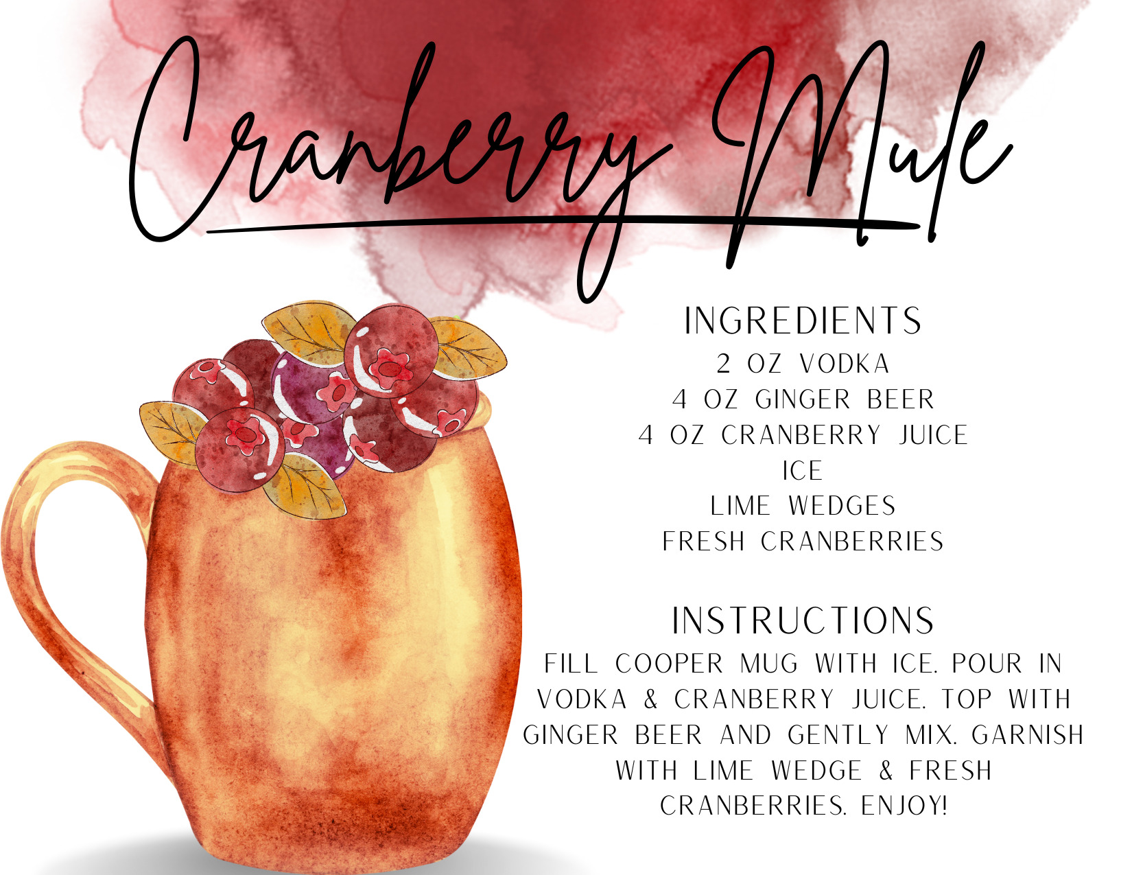 Cranberry Mule