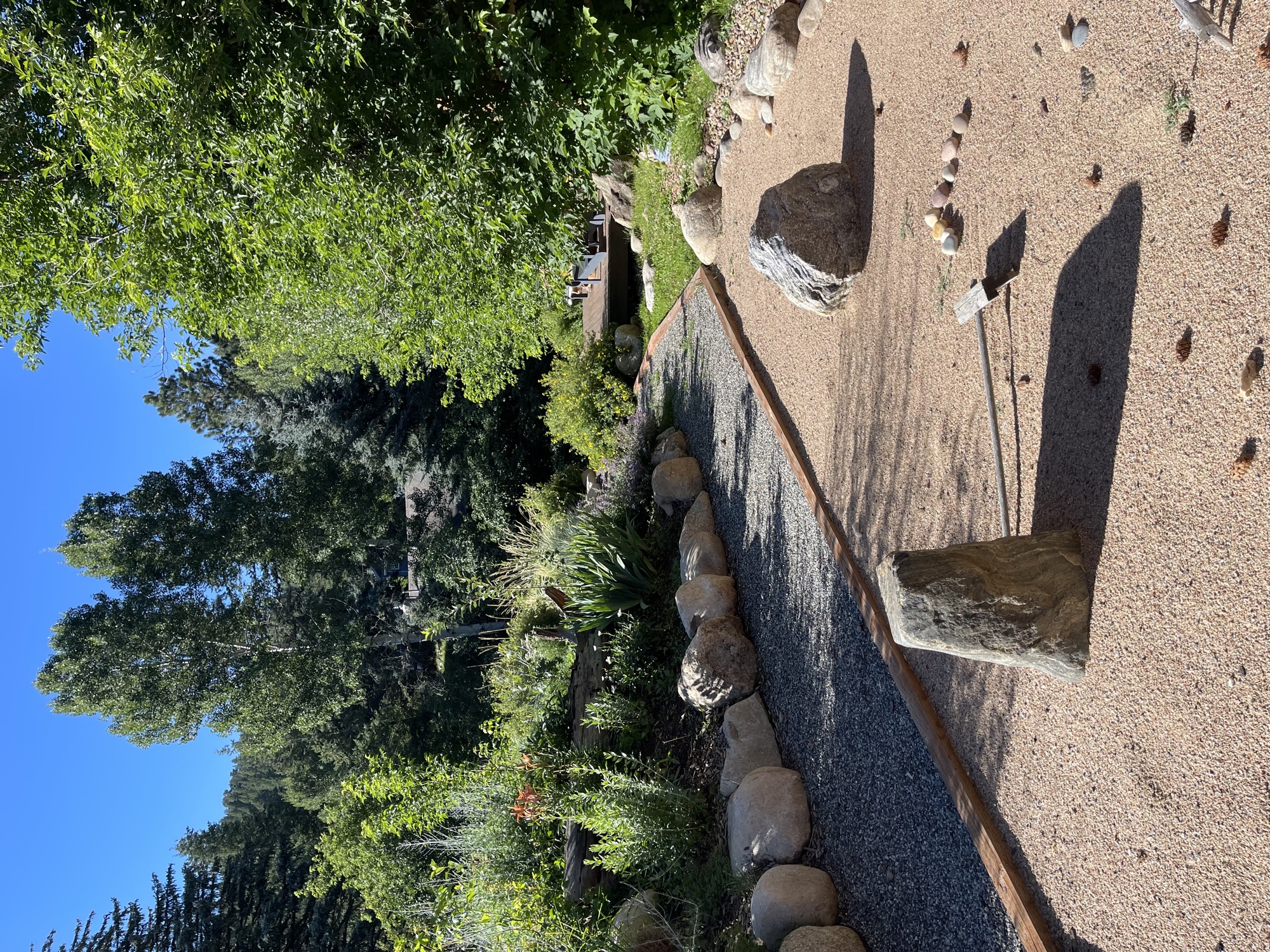 Zen garden walkway